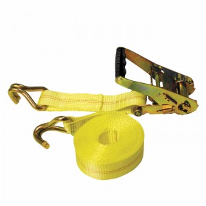 High quality ratchet straps 2ton x 10m tie down strap cargo lashing with hooks