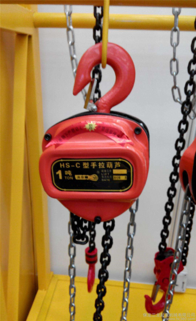 High Quality HSC series 0.5t-20t manual chain lifting hoist hand chain pulley (3)