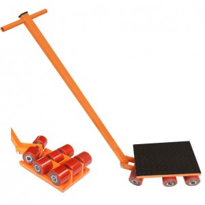 Chinese Professional Heavy Duty Cargo Trolley Roller Skids Machine - Carrying Roller 180 degree  Moving Transporting Heavy duty 6T to 100T cargo trolley moving roller Skate – Liston