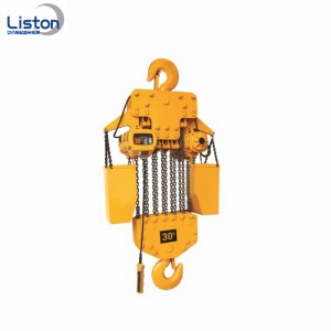 Professional China High Quality China Manufacture 1 2 3 5 10 Ton 380V/220V 3 Phase Electric Chain Hoist and Electric Chain Block with Trolley
