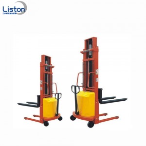 Electric Forklift 1 Ton Pallet Truck Electric High Lifter Semi Electric Stacker