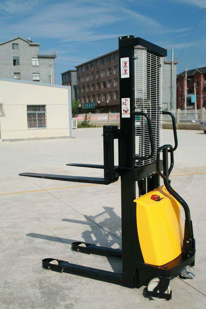 Portable Self Load Forklift Semi Electric Stacker