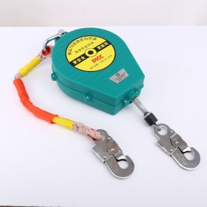 10m 15m Safety rope fall protection equipment 150kg retractable fall arrester