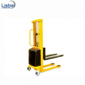 Electric Forklift 1 Ton Pallet Truck Electric High Lifter Semi Electric Stacker
