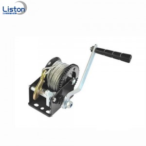 1200LBS Steel Wire Cable Manual Hand Winch With Hook For Boat