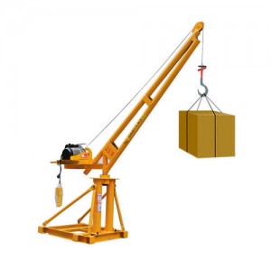 Portable Outdoor Cranes 1500KG Mini Crane High Performance Small Crane