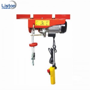 PA Mini Electric Wire rope hoist PA200-PA1200 high speed electric winch hoist