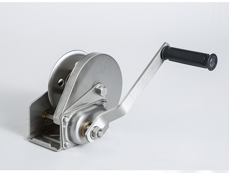 Stainless Steel Boat Winch Hand Winch with Brake