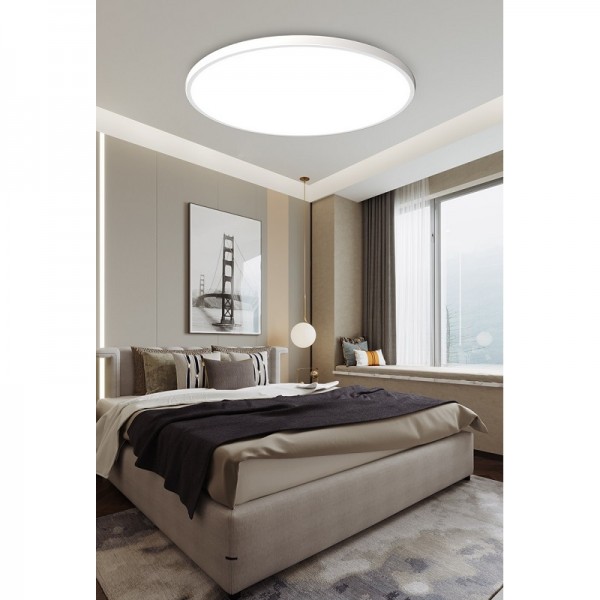 24W 9inch Ultra Thin 20mm Thickness Rotating Surface Mounted Round LED Panel Light
