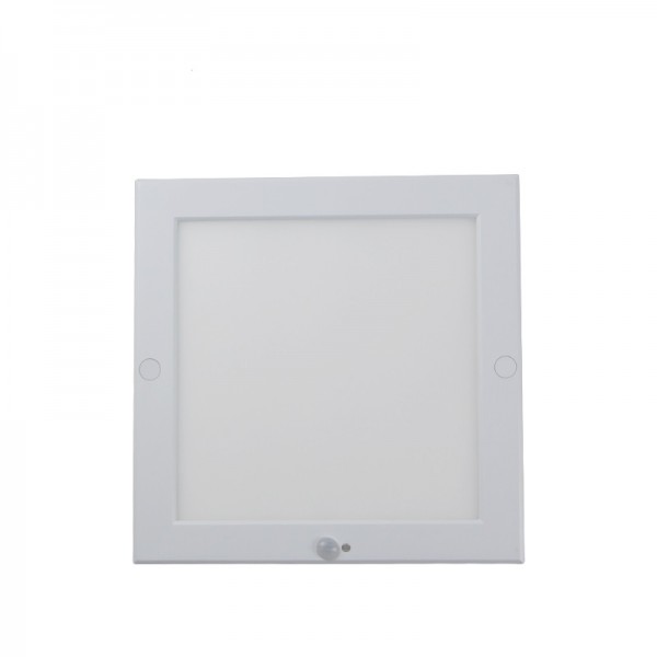 18W 8inch PIR Human Induction Motion Sensor Square LED Ceiling Mounted Panel Down Light