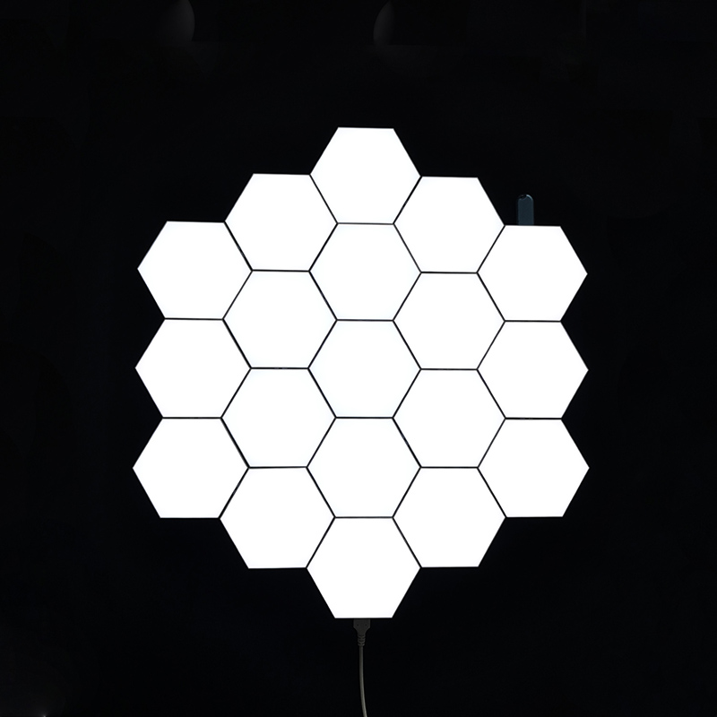 High Quality Cct Led Panel - Touch Sensitive White Light Hexagon LED Quantum Panel Light – Lightman