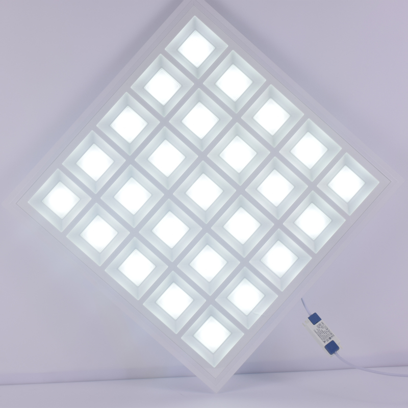 Top Suppliers Square Led Light Panel - 595×595 Anti-Glare UGR19 Recessed Office LED Lattice Panel Light – Lightman