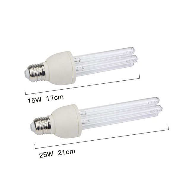 E27 Base Integrated UVC Lamp 15W sterilization UV Lamp