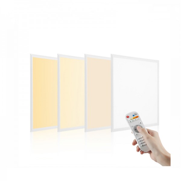48W Color Temperature Adjustable and Brightness Dimmable LED Ceiling Panel Light 60×60