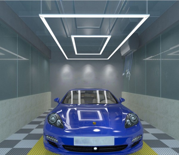 600W Square LED Tube Lamp for Car Care Detailing Light