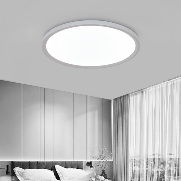 300mm 12inch Surface Mounting Rotating Round led Slim Panel Downlight