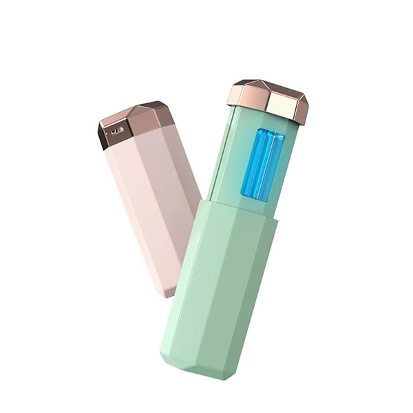 Hot sale new design Small USB Lipstick type Telescopic adjustable portable uv light uvc light ultraviolet lamp