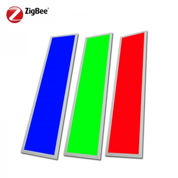 Suspended ZigBee Homee RGB LED Ceiling Panel Light Fixture 120×30