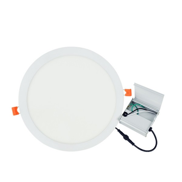 24W 12inch CCT Adjustable Round LED Slim Recessed Ceiling Light with Junction Box