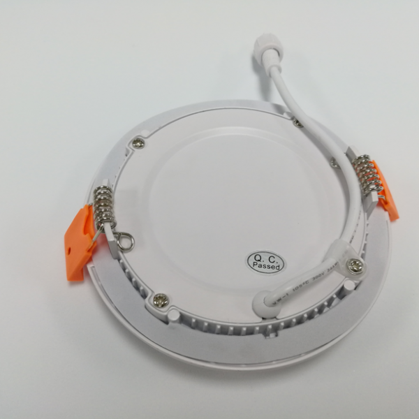 12W 6inch 3CCT Round LED Panel Light With 3000K 4000K 5000K Selectable