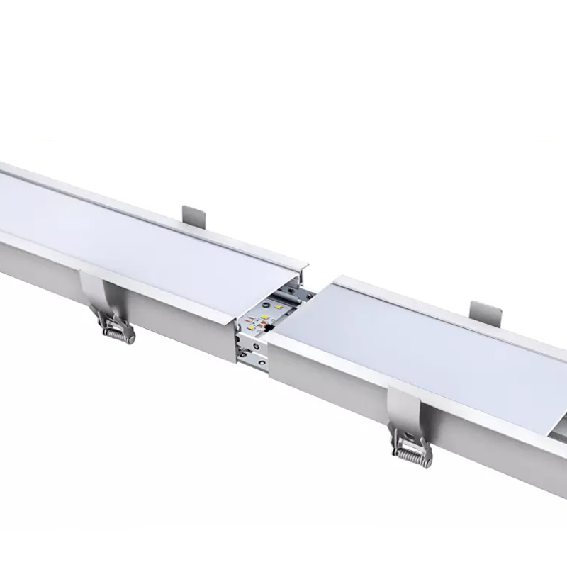 Good quality Led Linear Ceiling Light - Modern Aluminum 36W White Black Color Recessed LED Linear Light – Lightman