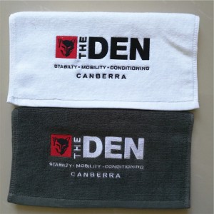 New Delivery for Quick Dry Towels - Cheap Price Cotton Towel Five Star Custom Embroidered Logo Pink Color Gym Towels – LH