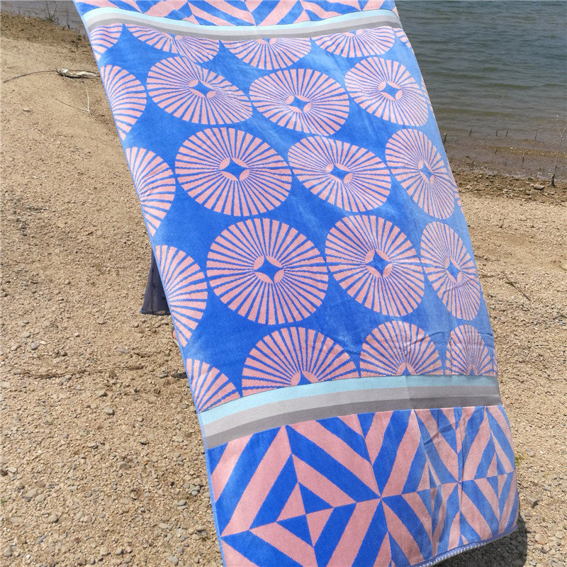 Kaufman – Ultrasoft, Plush ,100% Combed Ring Spun Yarn dye Cotton Velour  Oversized 30”x60” Beach, Pool and Bath Towel.