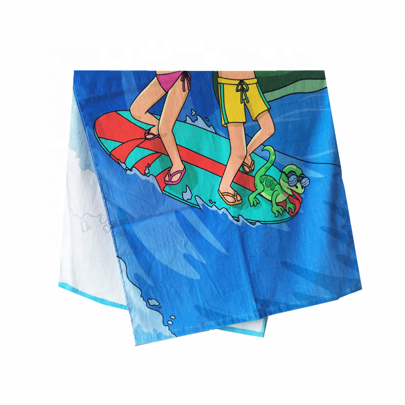Summer Quick Dry High Cotton Towels Custom Print Beach Towel Logo