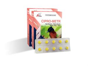 Ciprofloxacin + Metronidazole Tablets 10mg + 10mg