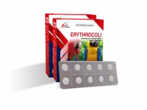 Erythromycin + Colistin Tablets 10mg +1 000 000IU