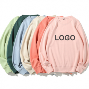 crewneck plain sweatshirt logo plain women crew neck sweatshirt oversize
