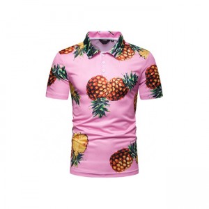 Customized sublimation 100% polyester dry fit short sleeve men’s polo shirt
