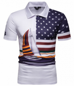 Cheap Oem Polo Shirts Companies - OEM Sublimated Logo Short Sleeve Golf T Shirt Mens Custom Polo Shirt  – Lijinghui