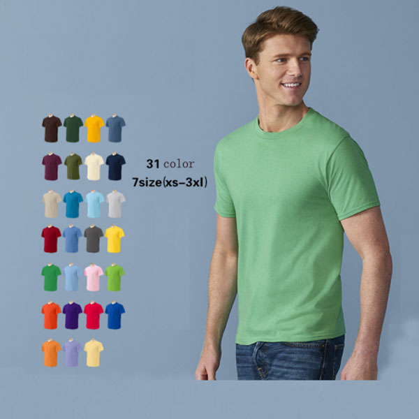 Custom Logo Pattern Plain Man Wears Short Sleeve Crew Neck Printing Graphic T-Shirt 100% cotton T-Shirt Custom 