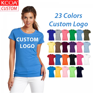 Wholesale Personalized Blank Short Sleeve Womens T Shirts 100% Cotton Unisex Tee Shirt graphic t shirts women plus size women’s t-shirts