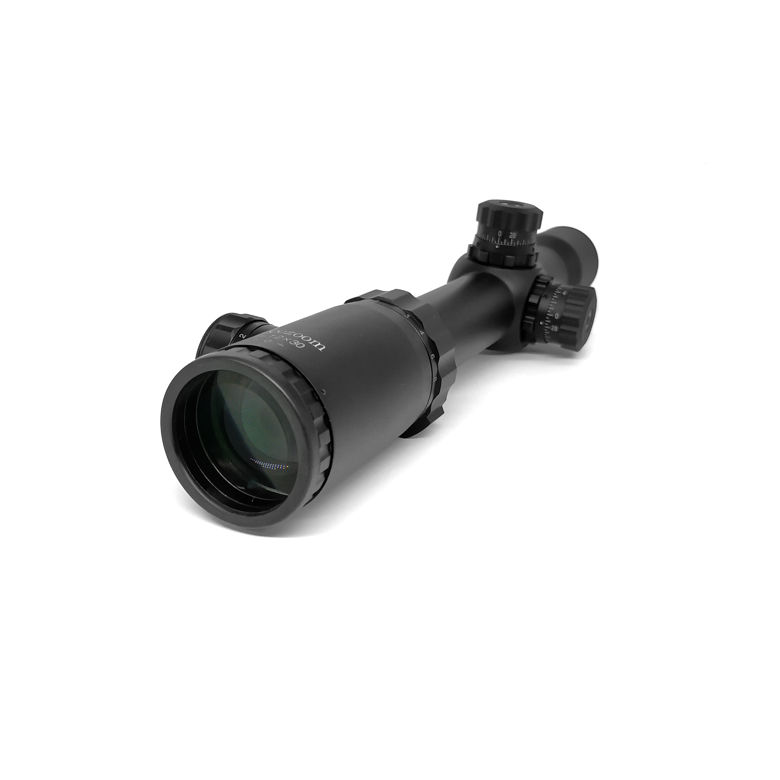 Wide Field Long Eye relief illuminated reticle FFP 1-12X30 rifle scope for Hunting
