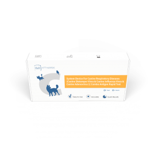 System Device For Canine Respiratory Diseases (Canine Distemper Virus & Canine Influenza Virus & Canino Adenovirus 1) Combo Antigen Rapid Test