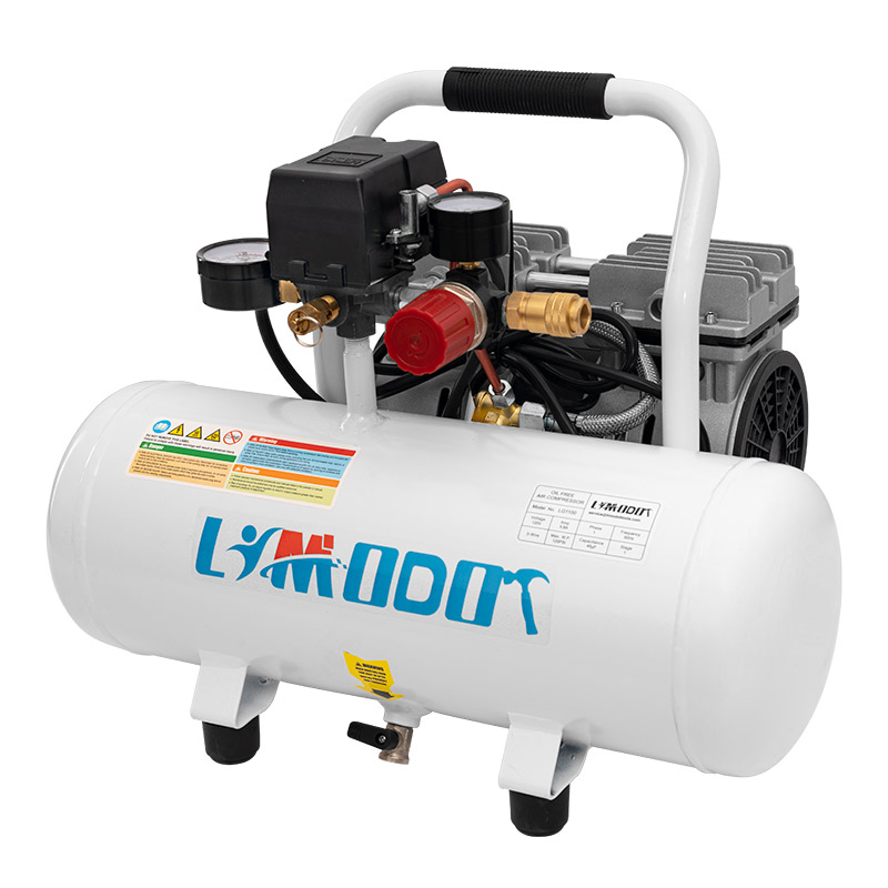 Portable Ultra quiet 1HP  oil-free air compressor comes with 1 Gallon tank  LG2100