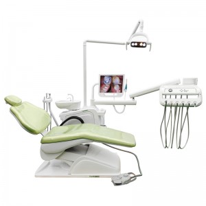 Good Quality Electric Down-Mounted Unique Injection Molding Operation Tray Dental Chair Unit