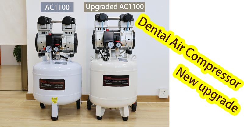 Upgraded Dental Air Compressor AC1100 by Lingchen Dental