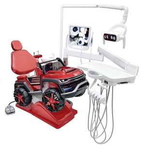 Renewable Design for Q1 Clinic Lovely Car Children Dental Chair Pediatric Dental Unit for Hot Sale