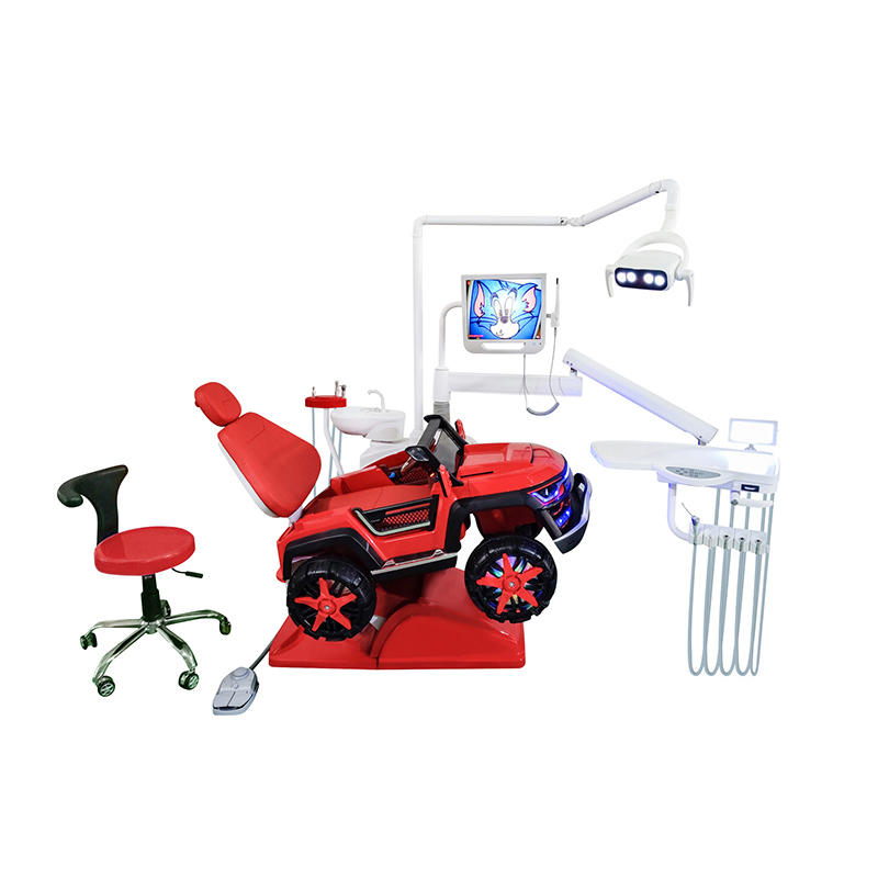 Best Dental Chair Brand Factory –  Economic kids dental chair Q1 with music – Lingchen