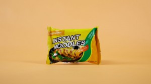 Spicy Fried Instant Noodles Braised Beef Vegetable Flavor Bag Packet Instant Noodles