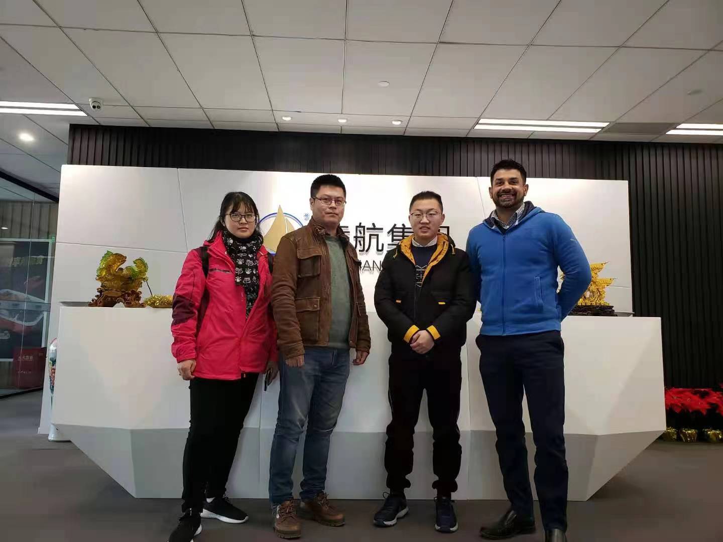 China Open Entry, Herr Layne besuchte unser Unternehmen