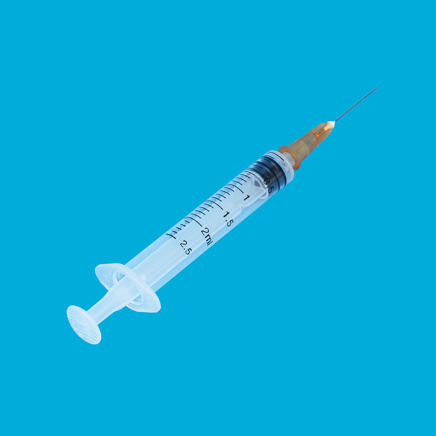 2ml Disposable Syringe with Needle luer slip luer lock