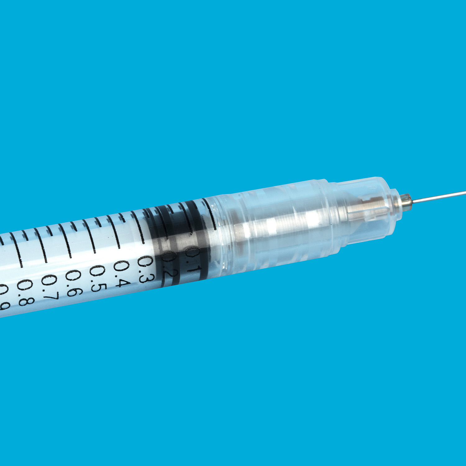 1ml Safety Syringe with Auto Retractable Needle FDA