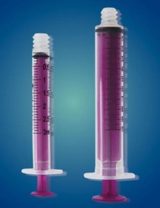 Oral enteral dispenser ENFit syringe