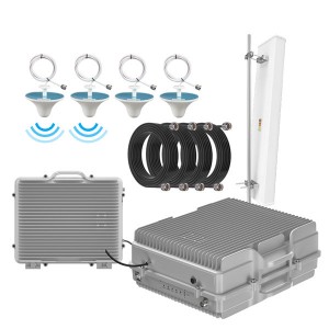 40dbm Big Power Fiber Optic Repeater 5W 10W 20W 5KM Mobile Network Signal Transmission MGC AGC Signal Booster for Rural Area