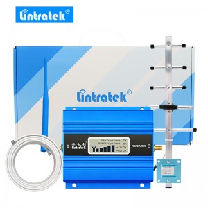 China Supplier Lintratek Dual Band 2g 3G 4G Mobile Repeater 850/2100MHz Cellular Signal Amplifier