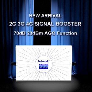 AA23 2g 3G 4G dubarekera sê bandê 850Mhz Booster Tora Mobîl Amplifikatorê sînyala têlefonê desta
